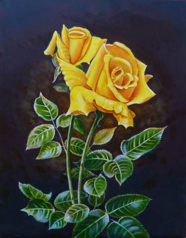 Original Floral Paintings by Gordon Whiting