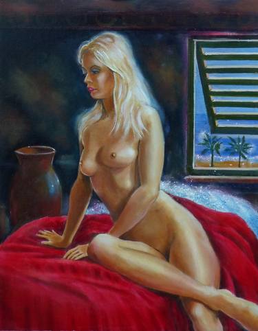 Original Impressionism Erotic Paintings by Gordon Whiting