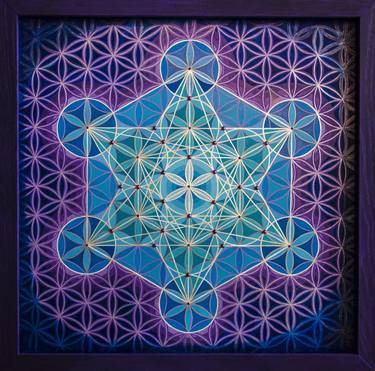 Cube of Metatron -  sacred geometry thumb