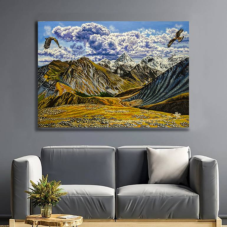 Original Realism Landscape Painting by Alexandra Larina