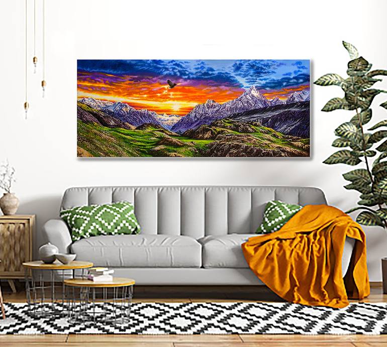 Original Landscape Painting by Alexandra Larina