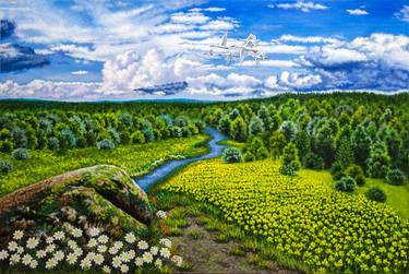 Original Realism Landscape Paintings by Alexandra Larina