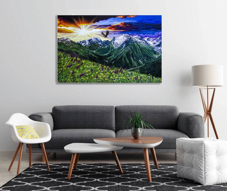 Original Realism Landscape Painting by Alexandra Larina