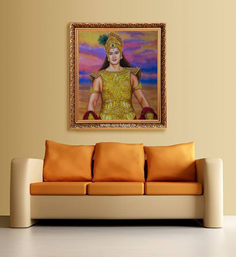 Original Realism Religion Painting by Alexandra Larina Satori