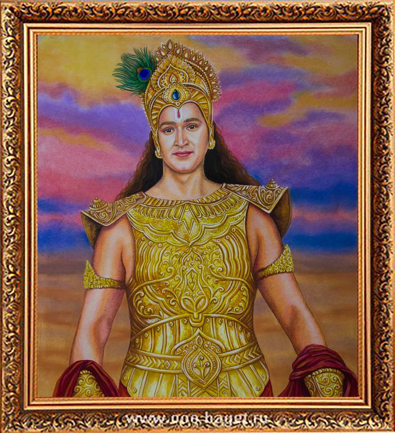 Original Realism Religion Painting by Alexandra Larina Satori