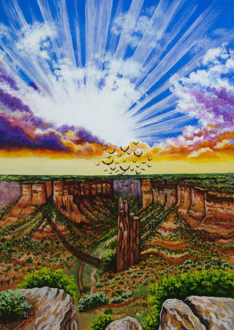 Print of Realism Landscape Paintings by Alexandra Larina Satori