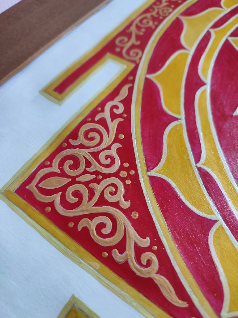 Original Art Deco Classical Mythology Painting by Alexandra Larina Satori