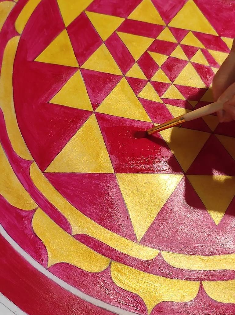 Original Art Deco Classical Mythology Painting by Alexandra Larina Satori