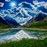 Collection Mountain landscape