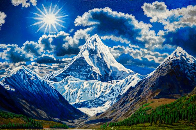 Original Realism Landscape Painting by Alexandra Larina Satori