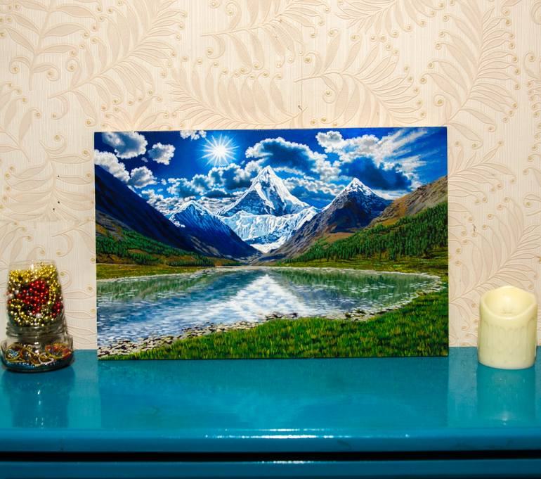 Original Realism Landscape Painting by Alexandra Larina Satori