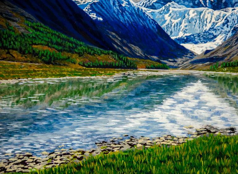 Original Realism Landscape Painting by Alexandra Larina Satori