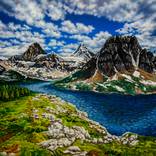 Collection Mountain landscape