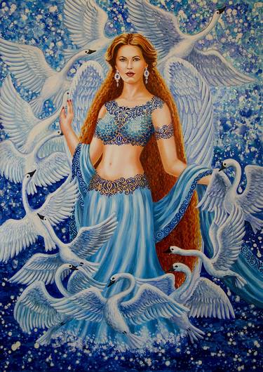 Original Fantasy Paintings by Alexandra Larina
