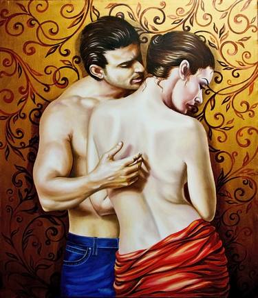 Original Realism Nude Paintings by Alexandra Larina