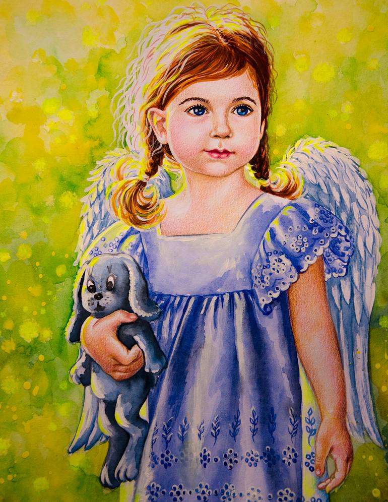 Original Illustration Children Painting by Alexandra Larina Satori