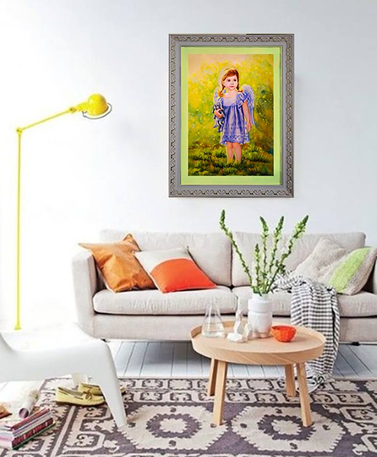 Original Illustration Children Painting by Alexandra Larina Satori