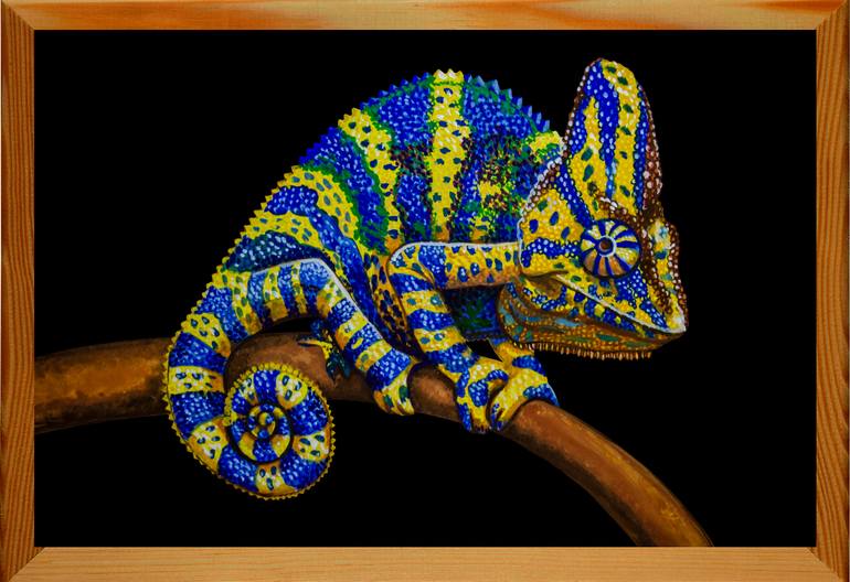 Original Illustration Animal Painting by Alexandra Larina Satori