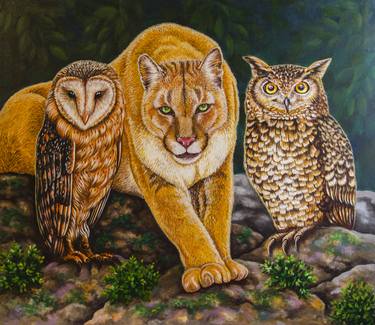 Original Realism Animal Paintings by Alexandra Larina