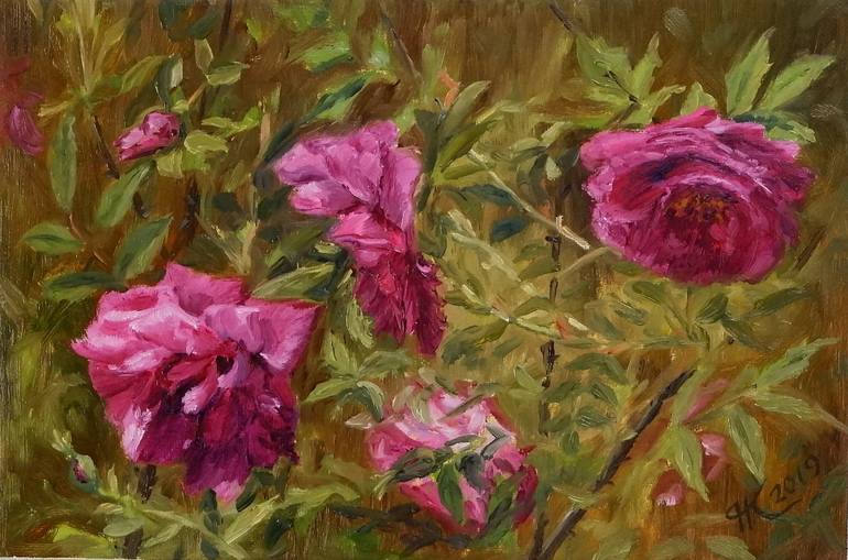 Roses Painting By Natalia Korbukh Saatchi Art