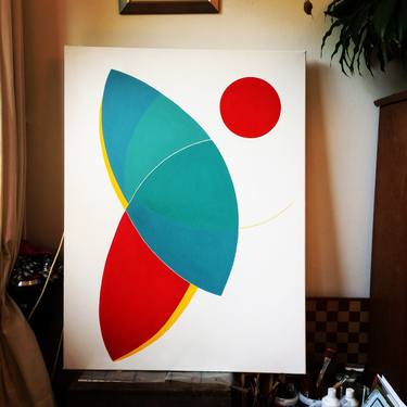 Original Geometric Paintings by Julia Ruijter