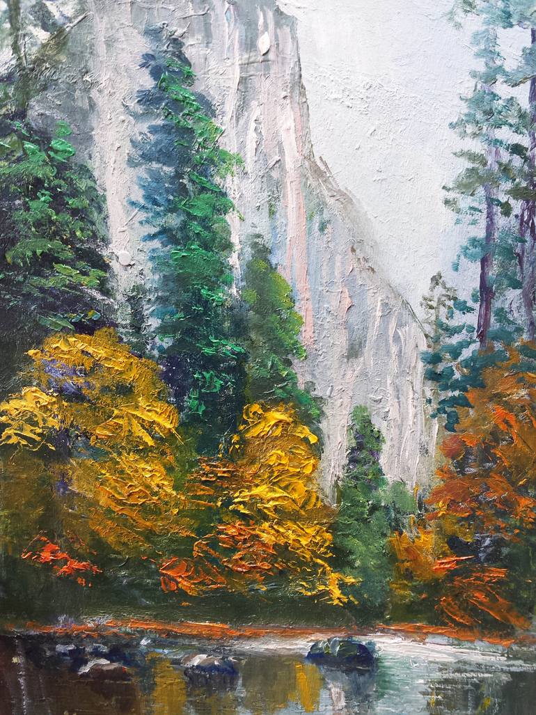 Original Contemporary Landscape Painting by David Kabulashvili