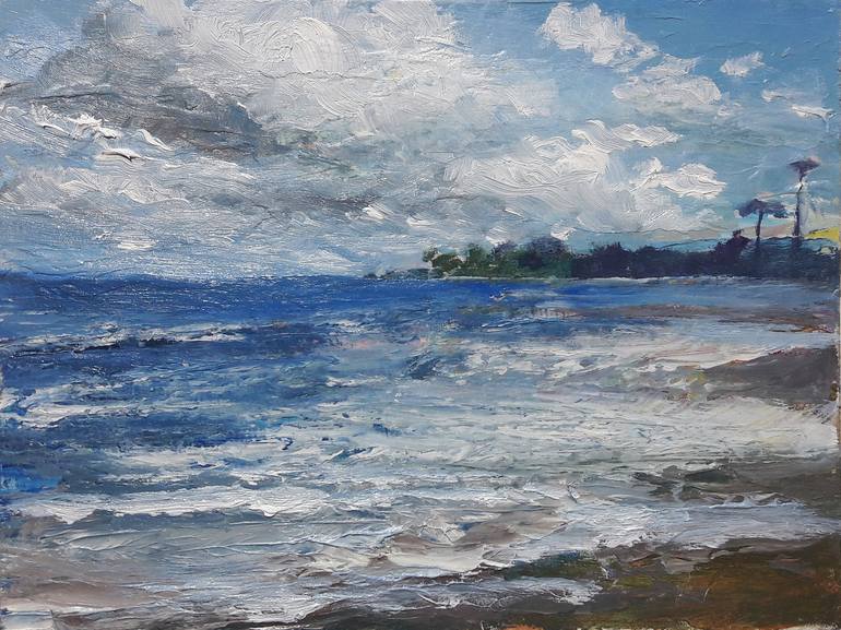Original Abstract Landscape Paintings by David Kabulashvili