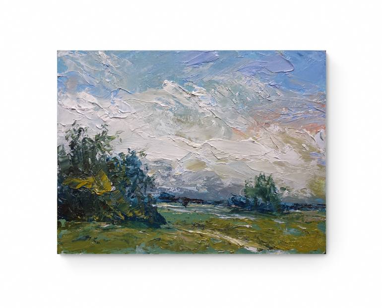 Original Contemporary Landscape Painting by David Kabulashvili