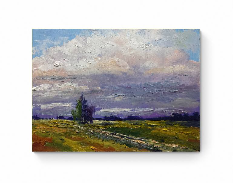 Original Contemporary Landscape Painting by David Kabulashvili