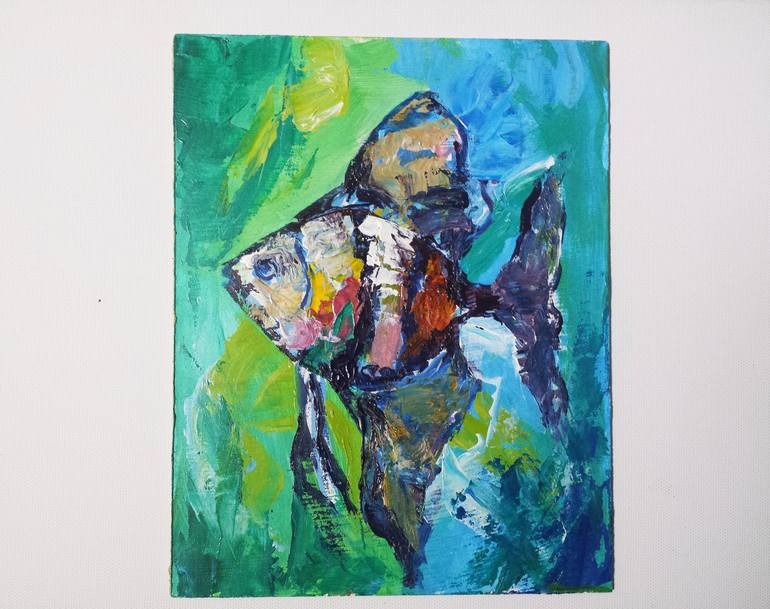 Original Abstract Animal Paintings by David Kabulashvili