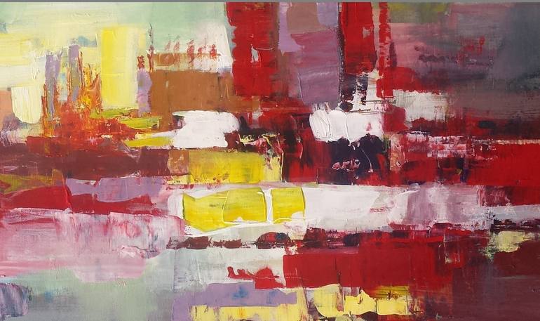 Original Modern Abstract Painting by David Kabulashvili