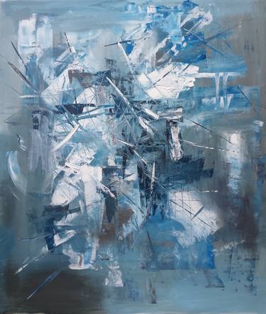 Original Modern Abstract Paintings by David Kabulashvili