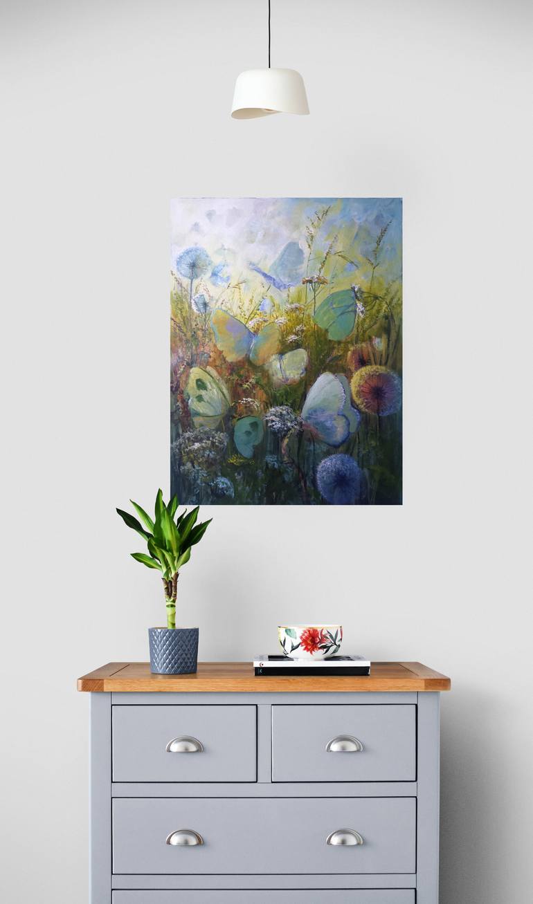 Original Abstract Nature Painting by David Kabulashvili