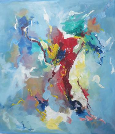 Original Abstract Paintings by David Kabulashvili