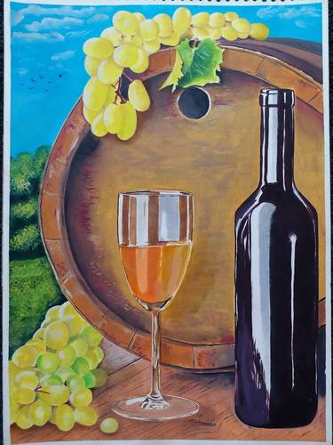 Print of Food & Drink Paintings by Shahbaz Khan