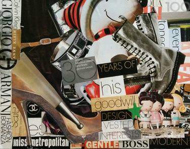 Original Fashion Collage by Teshaunda Art