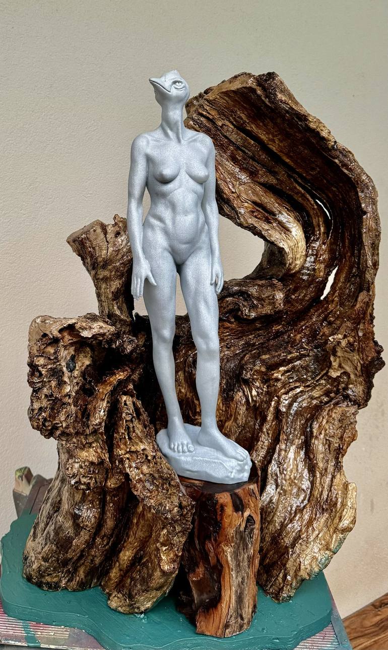 Original Symbolism Body Sculpture by Ania Modzelewski
