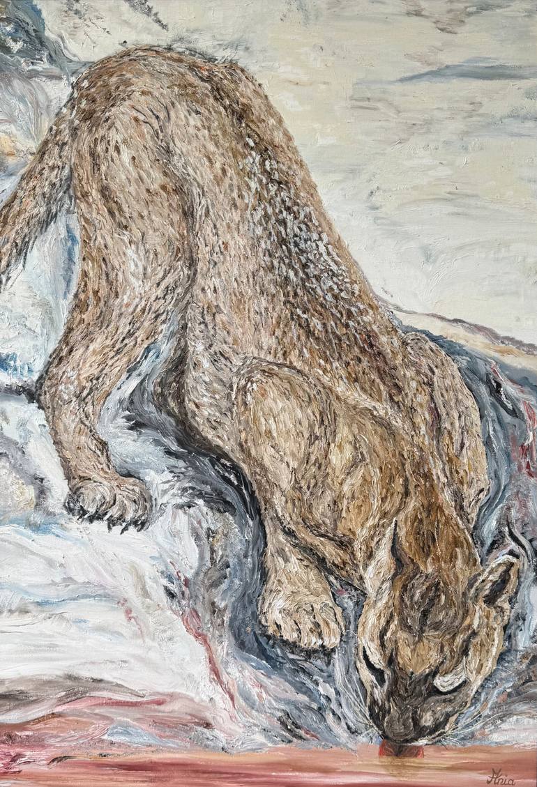 Original Other Cats Painting by Ania Modzelewski