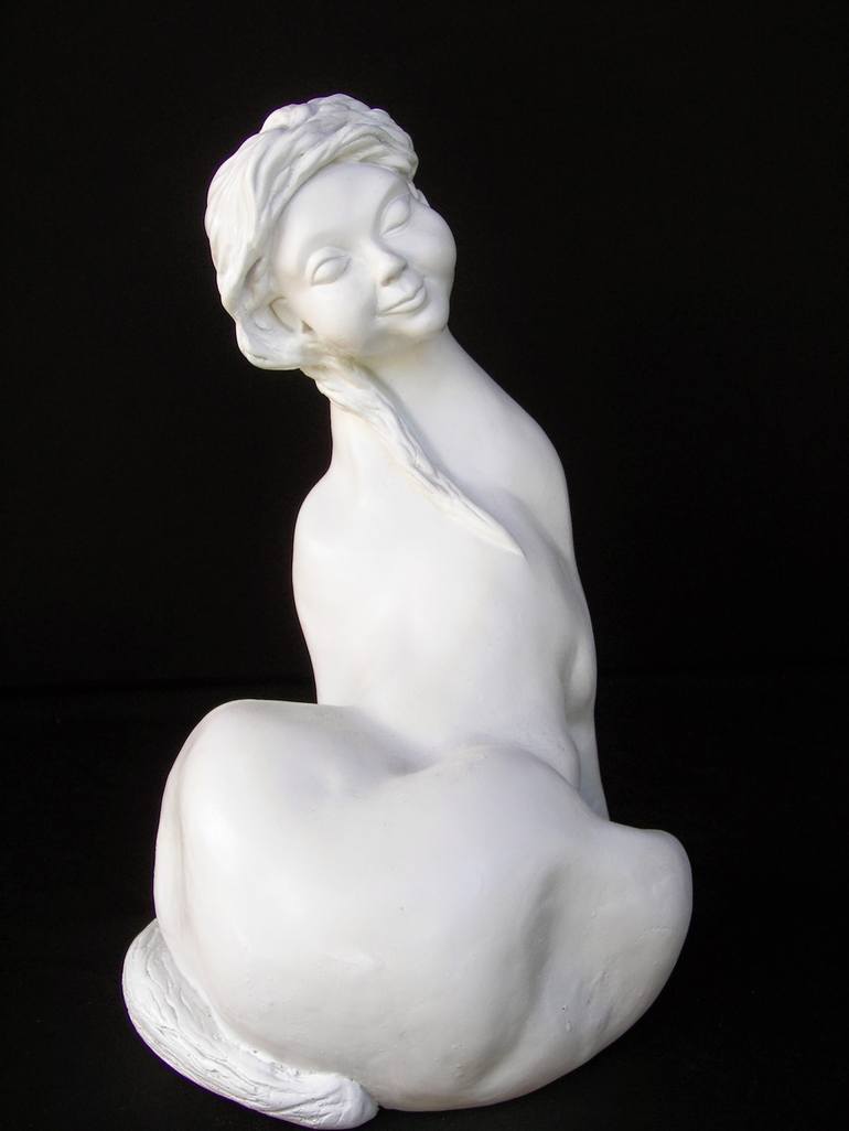 Original Expressionism Women Sculpture by Ania Modzelewski
