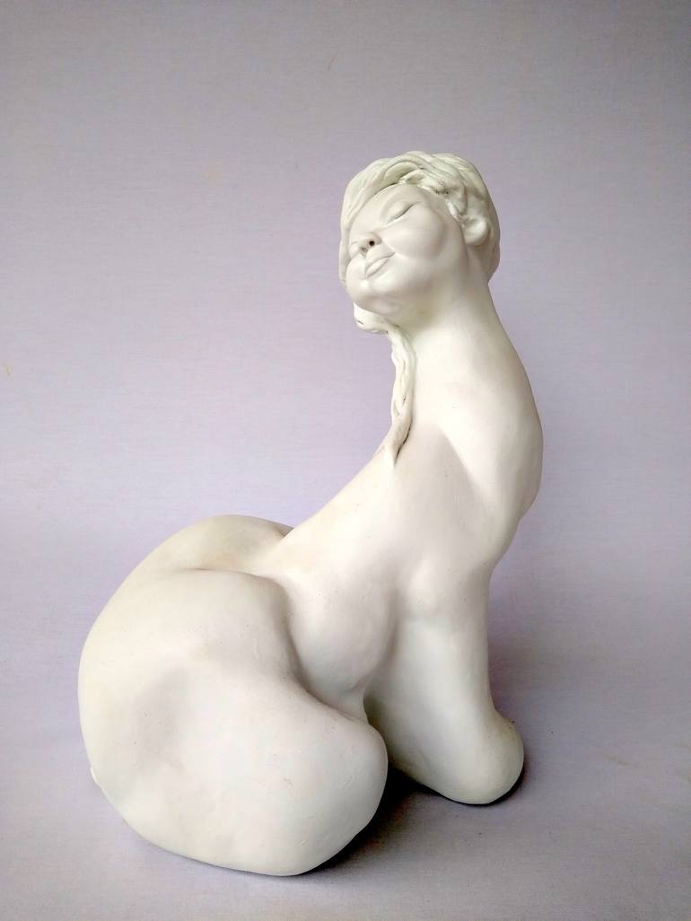 Original Expressionism Women Sculpture by Ania Modzelewski