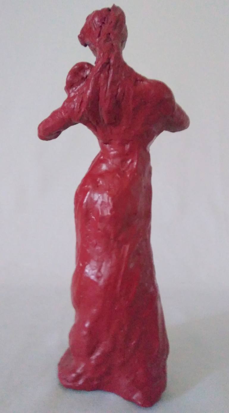 Original Figurative Family Sculpture by Ania Modzelewski