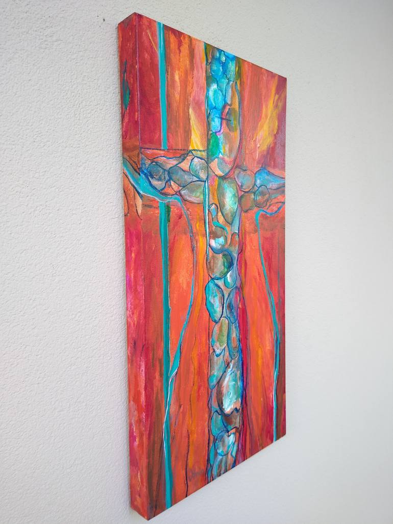 Original Abstract Expressionism Abstract Painting by Ania Modzelewski