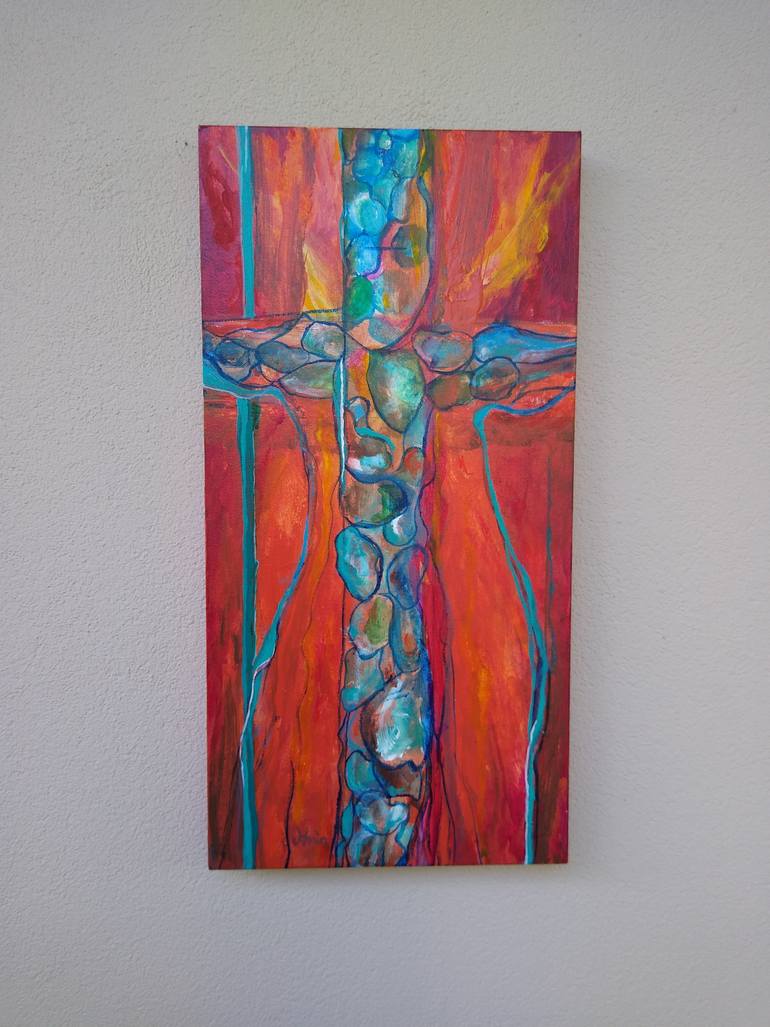 Original Abstract Expressionism Abstract Painting by Ania Modzelewski