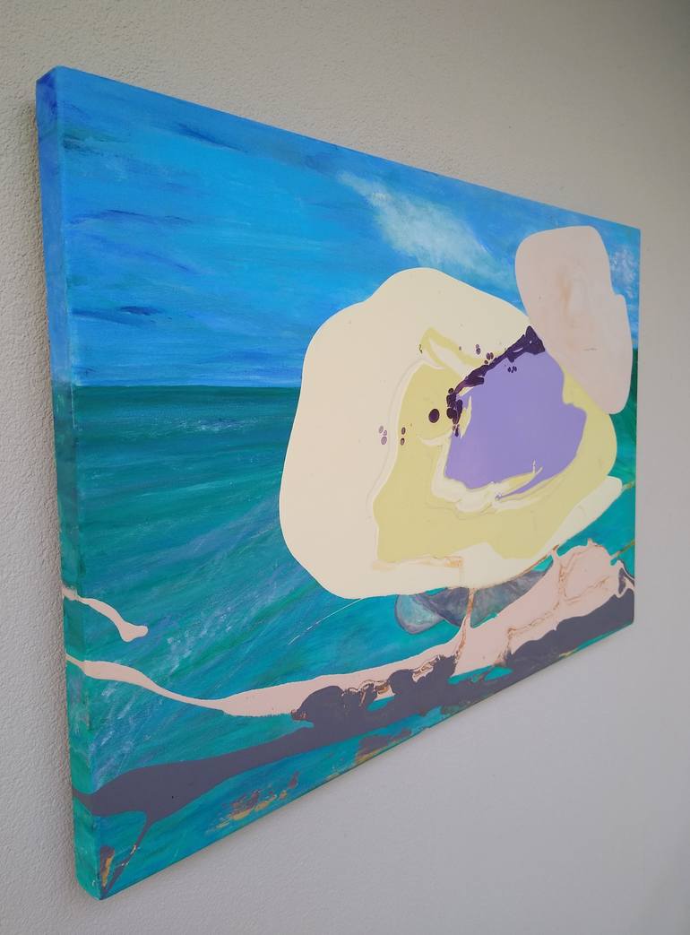 Original Abstract Expressionism Abstract Painting by Ania Modzelewski