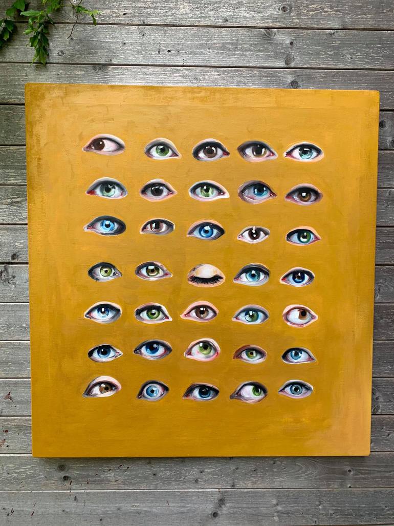 Original Abstract Patterns Painting by Hermione Stavros