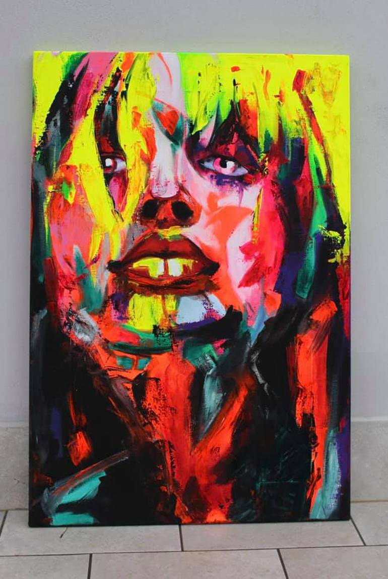 Original Figurative Body Painting by Hermione Stavros