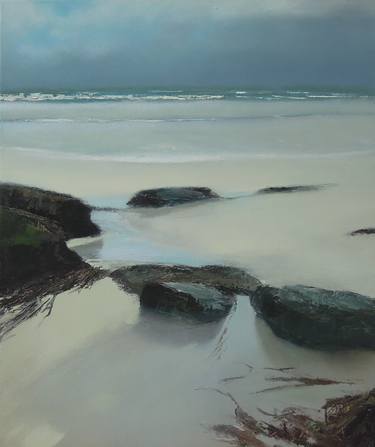 'Porthmeor, Seaweed and Surf'. SOLD thumb