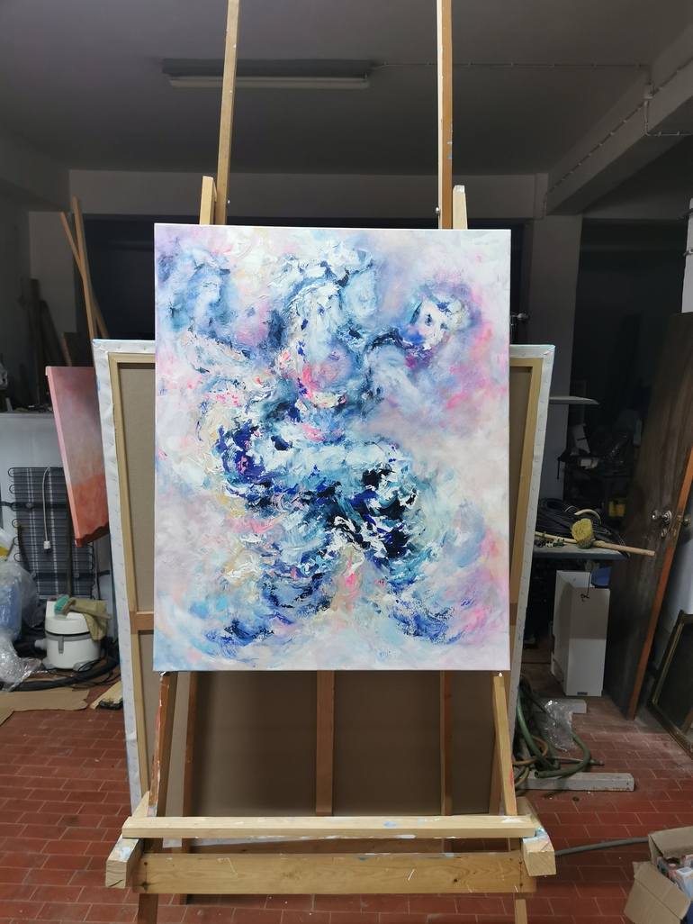 Original Abstract Painting by Luís Bastos