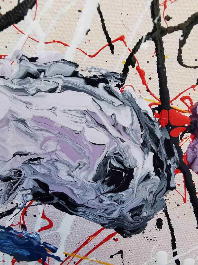 Original Abstract Expressionism Abstract Painting by Luís Bastos
