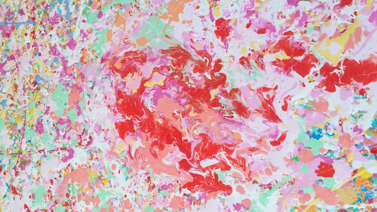 Original Abstract Expressionism Abstract Painting by Luís Bastos
